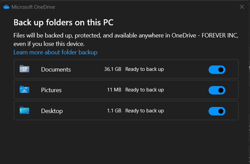 OneDrive backup folders listing.png